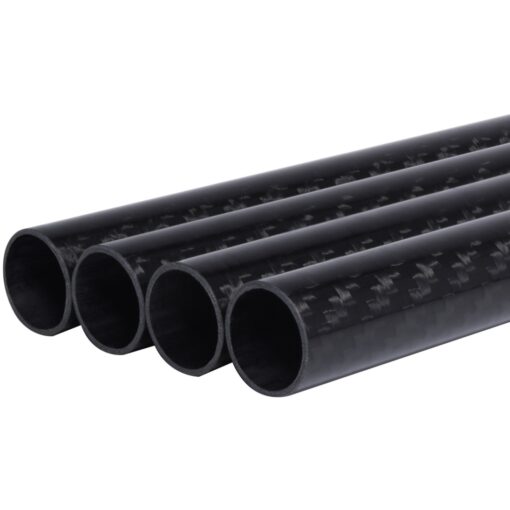 Alphacool Carbon HardTube 16mm 4x 80cm