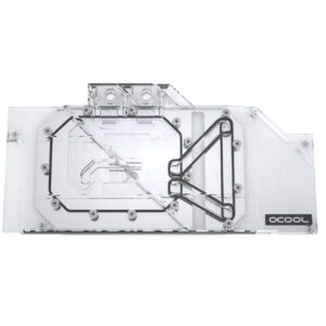 Alphacool Eisblock Aurora Acryl GPX-A AMD Radeon 5700 XT ASUS ROG Strix