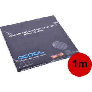 Alphacool Schlauch AlphaTube HF 13/10 (3/8"ID) - UV Schwarz