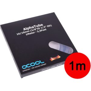 Alphacool Schlauch AlphaTube HF 16/10 (3/8"ID) - Klar 1m