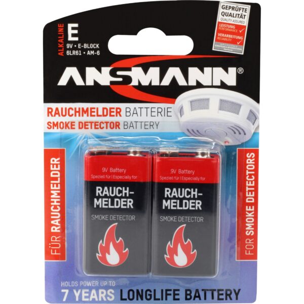 Ansmann Batterie für Rauchmelder