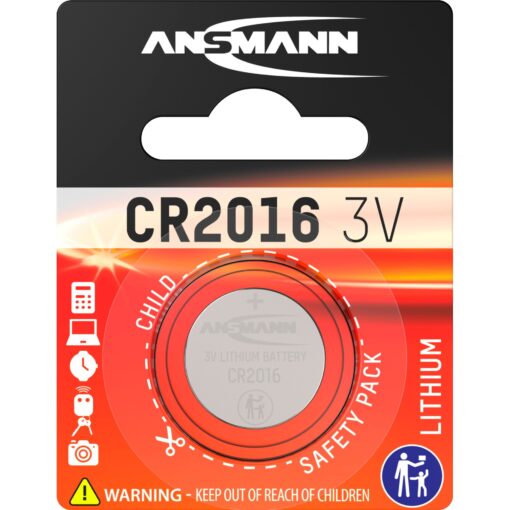 Ansmann Lithium Knopfzelle CR-2016