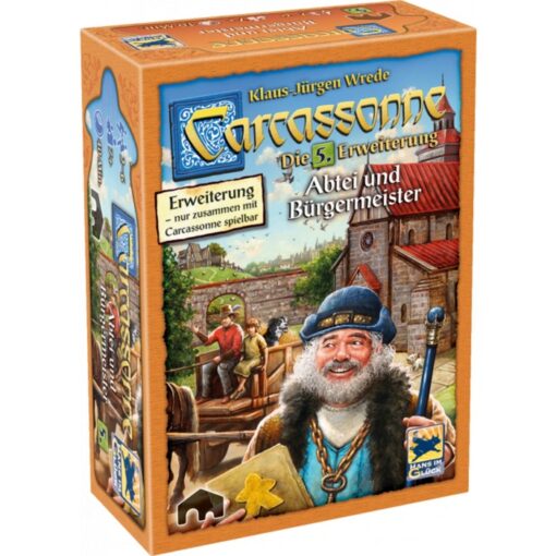 Asmodee Carcassonne - Abtei & Bürgermeister