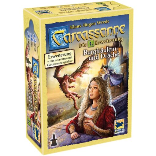 Asmodee Carcassonne - Burgfräulein und Drache