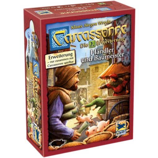 Asmodee Carcassonne - Händler und Baumeister