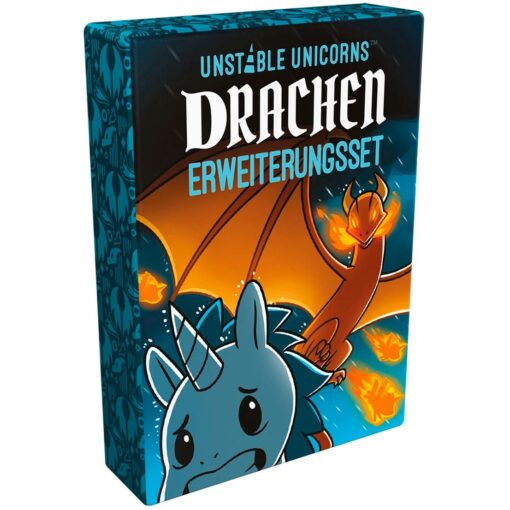 Asmodee Unstable Unicorns  - Drachen Erweiterungsset