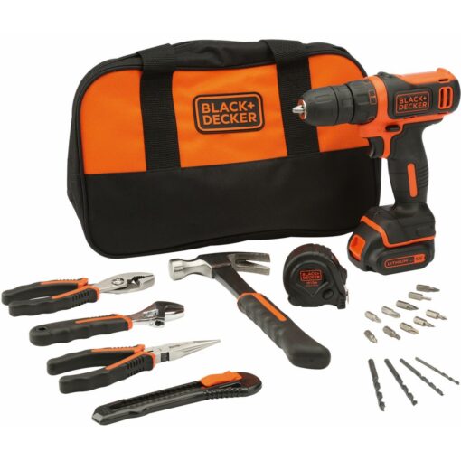 BLACK+DECKER Akku-Bohrschrauber BDCDD12HTSA