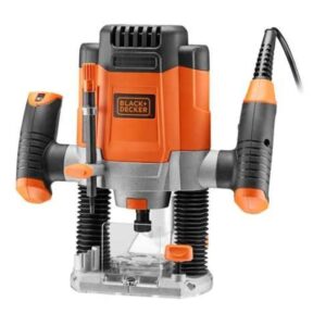 BLACK+DECKER Elektronik-Oberfräse KW1200E-QS