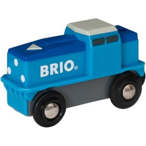 BRIO Blaue Frachtlok mit Batterie