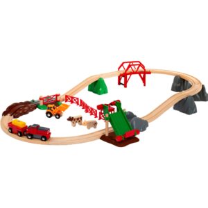 BRIO Großes Bahn Bauernhof-Set