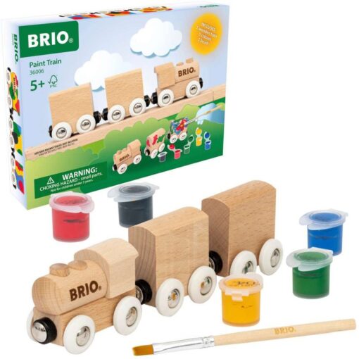 BRIO World Holzzug zum Anmalen