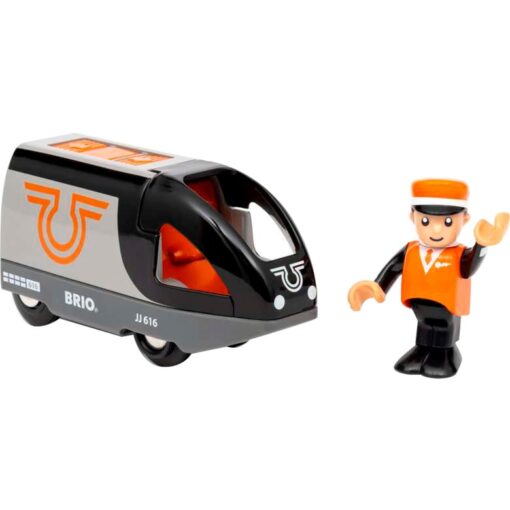 BRIO World Orange-schwarzer Reisezug