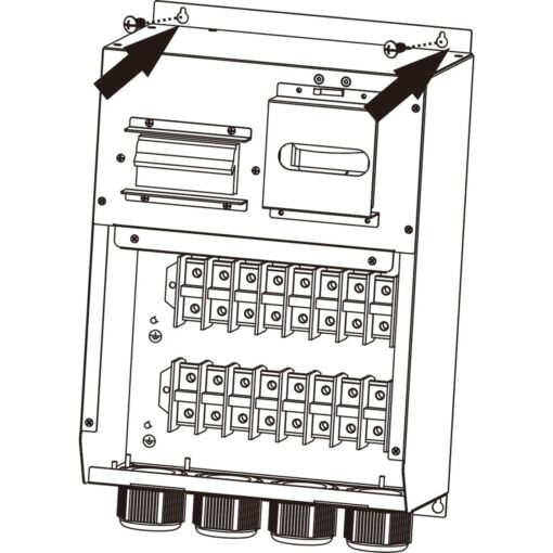 BlueWalker PowerWalker Wartungs-Bypassschalter Terminal block 3/3 MBS 30K