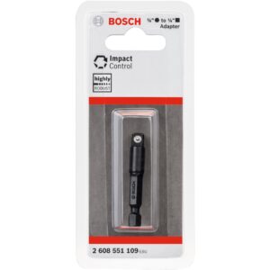 Bosch Adapter für Steckschlüssel 1/4'''' Sechskant > 1/4" Vierkant
