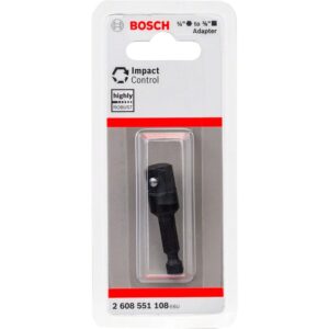 Bosch Adapter für Steckschlüssel 1/4'''' Sechskant > 3/8" Vierkant