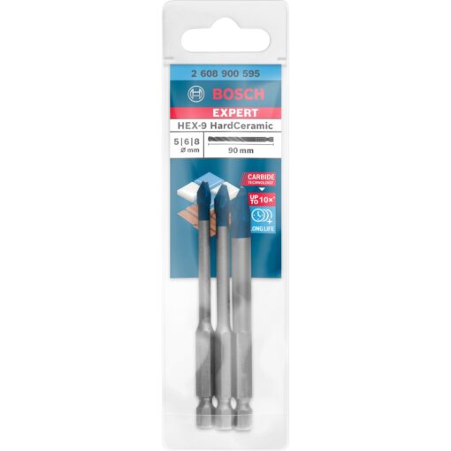 Bosch Expert HEX-9 HardCeramic Bohrer-Satz