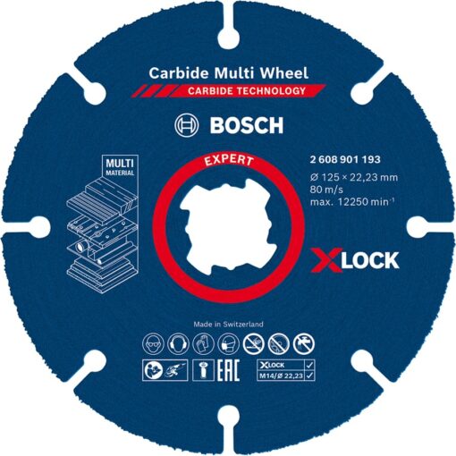 Bosch Expert X-LOCK Carbide MultiWheel Trennscheibe