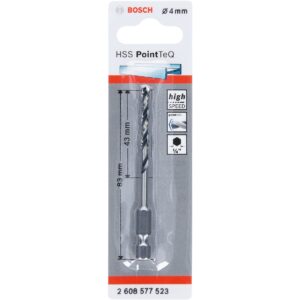 Bosch HSS-Spiralbohrer PointTeQ Hex