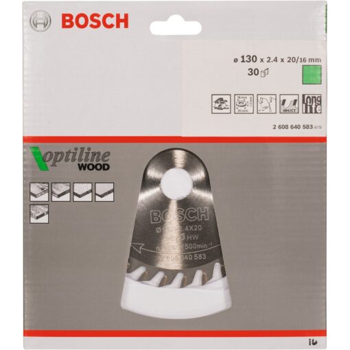 Bosch Kreissägeblatt Optiline Wood