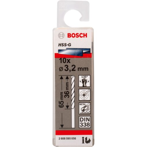 Bosch Metallbohrer HSS-G