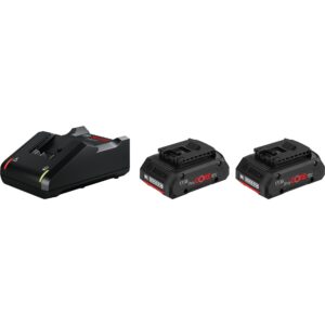 Bosch Starter-Set 18V (2x ProCORE 18V 4.0Ah + GAL 18V-40 Professional)