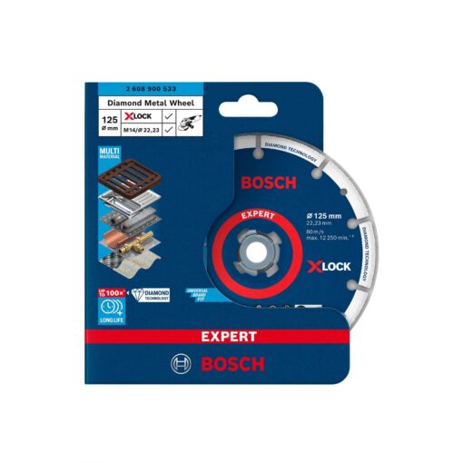 Bosch X-LOCK Diamanttrennscheibe EXPERT Diamond Metal Wheel