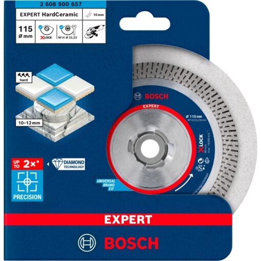 Bosch X-LOCK Diamanttrennscheibe Expert HardCeramic