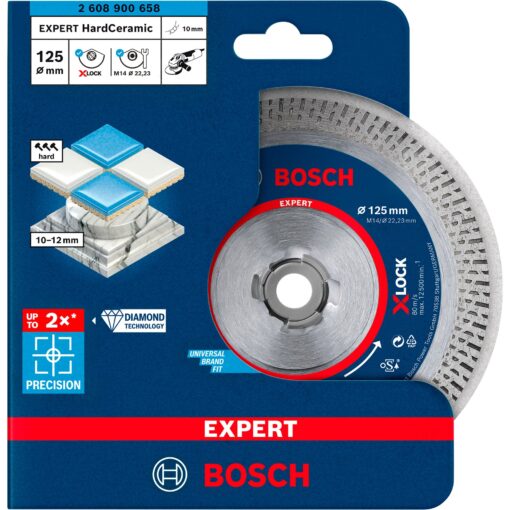 Bosch X-LOCK Diamanttrennscheibe Expert HardCeramic