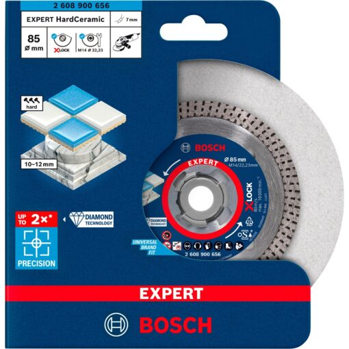 Bosch X-LOCK Diamanttrennscheibe Expert HardCeramic