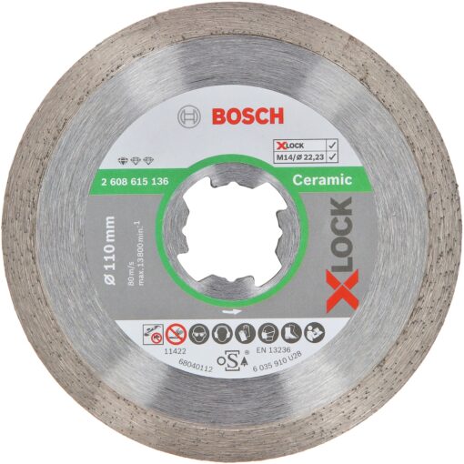 Bosch X-LOCK Diamanttrennscheibe Standard for Ceramic