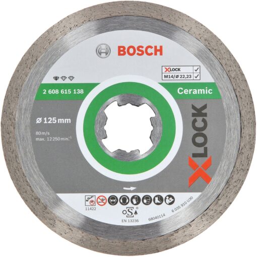 Bosch X-LOCK Diamanttrennscheibe Standard for Ceramic