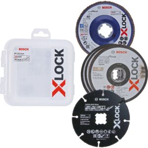 Bosch X-LOCK Trenn- und Fächerschleifscheiben-Set 125mm