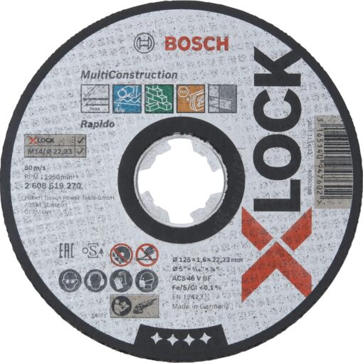 Bosch X-LOCK Trennscheibe MultiConstruction - Rapido