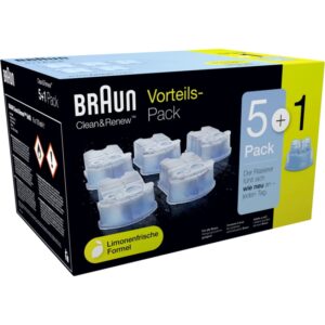 Braun Clean & Renew Reinigungskartusche CCR 5+1 Lemonfresh
