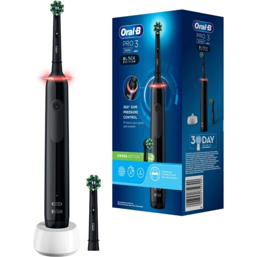 Braun Oral-B Pro 3 3000 CrossAction Black Edition