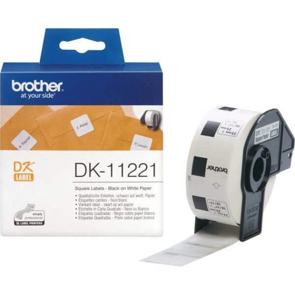 Brother Quadratische Etiketten DK-11221