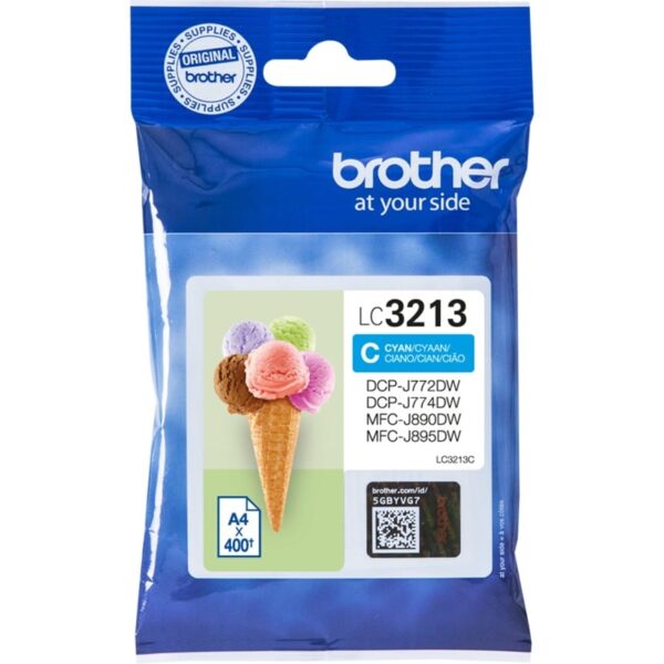 Brother Tinte cyan LC-3213C