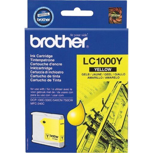 Brother Tinte gelb LC-1000Y