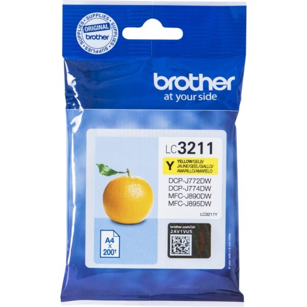 Brother Tinte gelb LC-3211Y