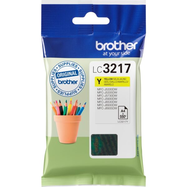 Brother Tinte gelb LC-3217Y