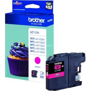 Brother Tinte magenta LC-123M