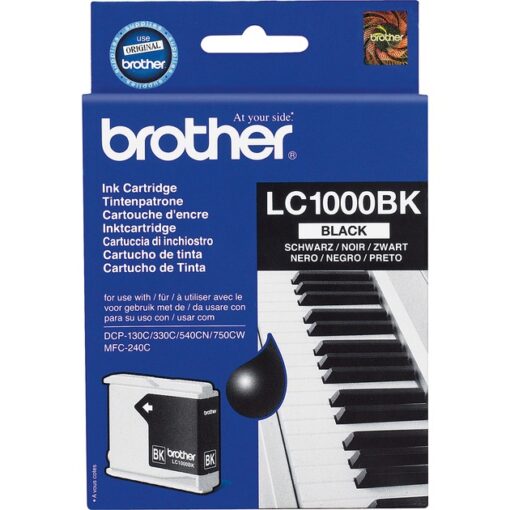 Brother Tinte schwarz LC1000BK