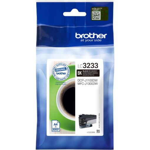 Brother Tinte schwarz LC3233BK