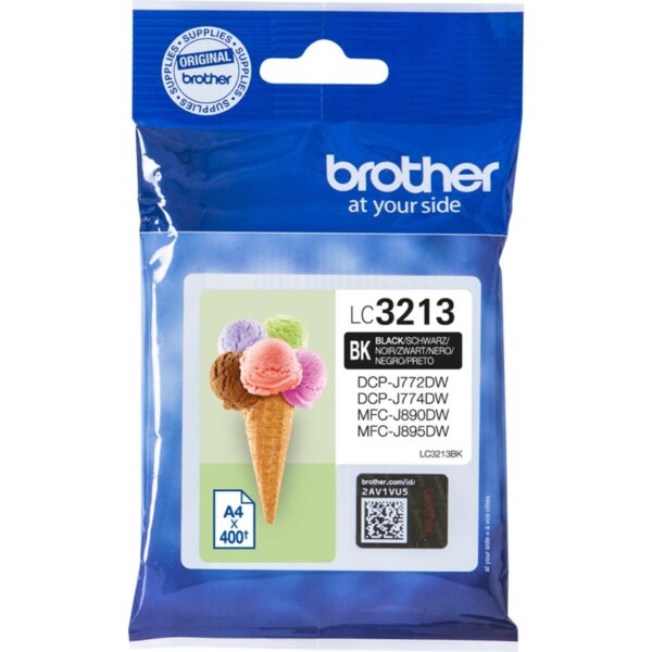 Brother Tinte schwarz LC-3213BK