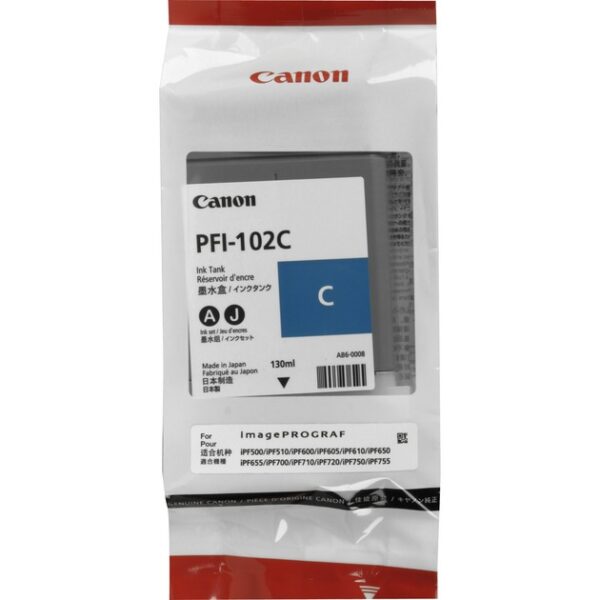 Canon Tinte Cyan PFI-102C