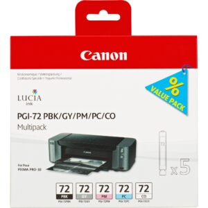 Canon Tinte Multipack PGI-72 PBK/GY/PM/PC/CO