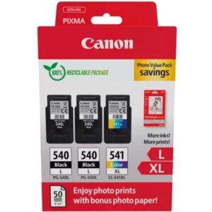 Canon Tinte Photo Value Pack 2x PG-540CL-541XL