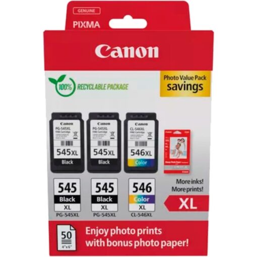 Canon Tinte Photo Value Pack 2x PG-545XL/CL-546XL