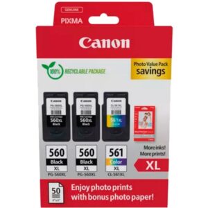 Canon Tinte Photo Value Pack 2x PG-560XL/CL-561XL