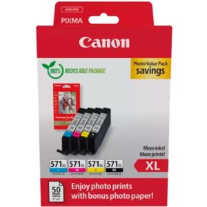 Canon Tinte Photo Value Pack CLI-571XL